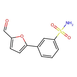 3-(5-Formyl-2-furyl)benzenesulfonamide structure