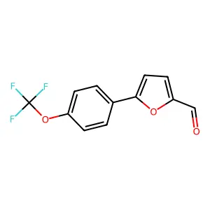 5-[4-(Trifluoromethoxy)phenyl]furan-2-carbaldehyde structure