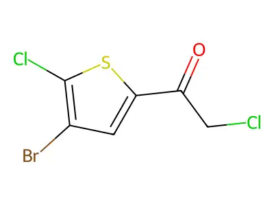1-(4-Bromo-5-chloro-2-thienyl)-2-chloroethan-1-one structure