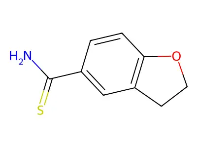 2,3-Dihydro-1-benzofuran-5-carbothioamide structure