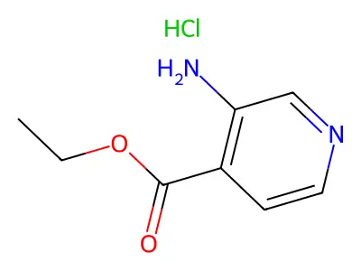 3-Amino-isonicotinic acid ethyl ester hydrochloride structure
