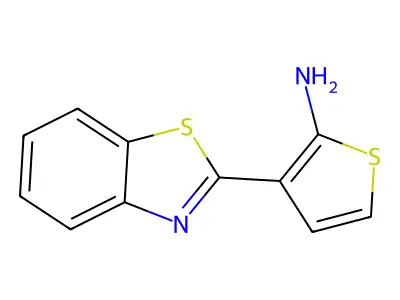 3-(1,3-Benzothiazol-2-yl)thiophen-2-amine structure