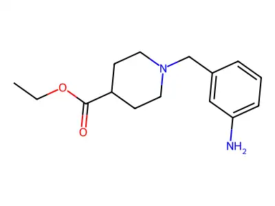 Ethyl 1-(3-Aminobenzyl)Piperidine-4-Carboxylate structure