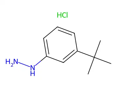 (3-Tert-butylanilino)azanium;chloride structure