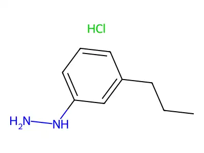 (3-propylphenyl)hydrazine Hydrochloride structure