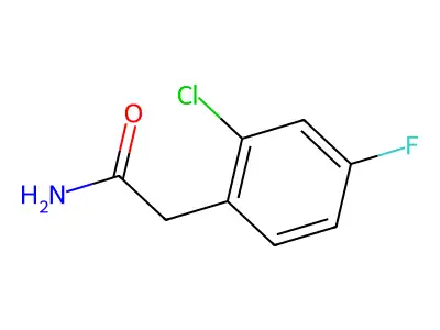 2-(2-Chloro-4-fluorophenyl)acetamide structure