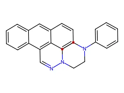 N-(9-Anthrylmethylene)-4-phenyl-1-piperazinamine structure