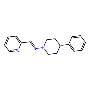 N-(4-Phenylpiperazin-1-yl)-1-(pyridin-2-yl)methanimine structure