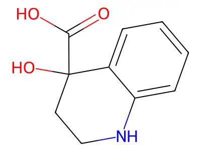 4-Hydroxy-1,2,3,4-tetrahydroquinoline-4-carboxylic acid structure