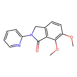 6,7-dimethoxy-2-pyridin-2-yl-3H-isoindol-1-one structure