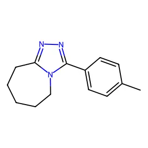 3-(4-methylphenyl)-6,7,8,9-tetrahydro-5H-[1,2,4]triazolo[4,3-a]azepine structure