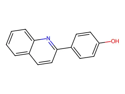 4-(Quinolin-2-yl)phenol structure