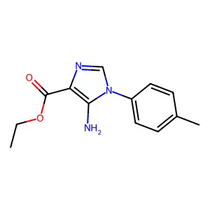 ethyl 5-amino-1-(4-methylphenyl)-1H-imidazole-4-carboxylate structure
