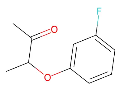 3-(3-Fluorophenoxy)butan-2-one structure