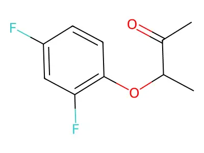 3-(2,4-Difluorophenoxy)butan-2-one structure