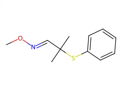N-methoxy-2-methyl-2-phenylsulfanylpropan-1-imine structure