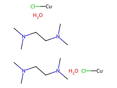 C12H34Cl2Cu2N4O2 structure