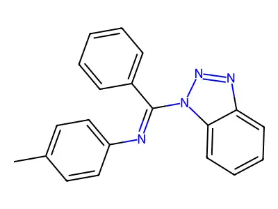 N-[1H-1,2,3-Benzotriazol-1-yl(phenyl)methylidene]-4-methylaniline structure