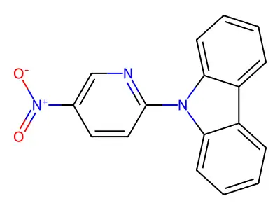 9-(5-Nitropyridin-2-yl)-9H-carbazole structure