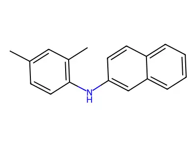 N-(2,4-dimethylphenyl)naphthalen-2-amine structure