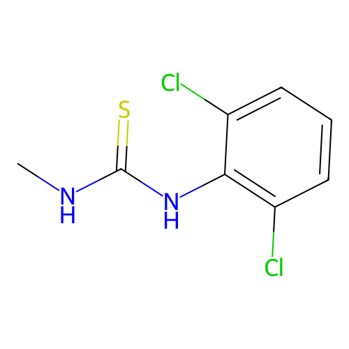 Thiourea, N-(2,6-dichlorophenyl)-N'-methyl- structure