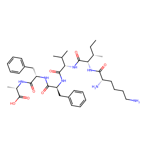 L-Alanine, L-lysyl-L-isoleucyl-L-valyl-L-phenylalanyl-L-phenylalanyl- structure