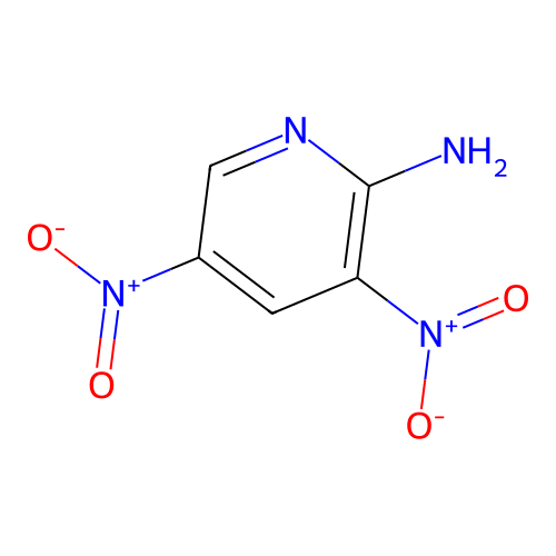2-Amino-3,5-dinitropyridine structure