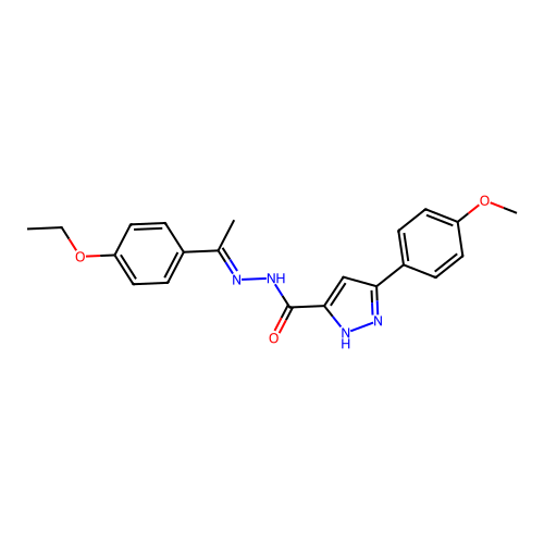 C21H22N4O3 structure