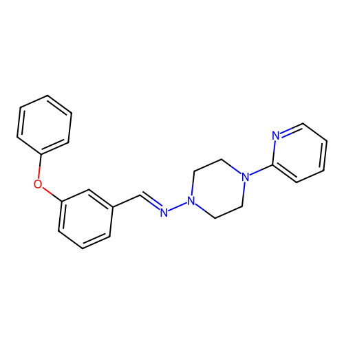 N-(3-Phenoxybenzylidene)-4-(2-pyridinyl)-1-piperazinamine structure