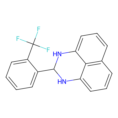 2-(2-Trifluoromethyl-phenyl)-2,3-dihydro-1H-perimidine structure