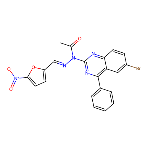 C21H14BrN5O4 structure