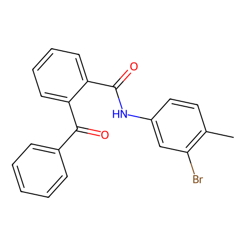 Benzamide, 2-benzoyl-N-(3-bromo-4-methylphenyl)- structure