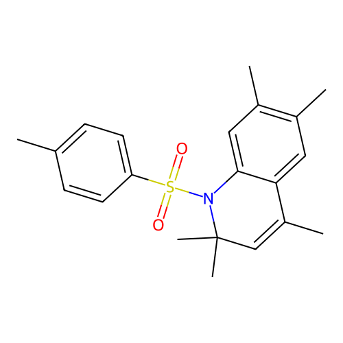 2,2,4,6,7-Pentamethyl-1-[(4-methylphenyl)sulfonyl]-1,2-dihydroquinoline structure