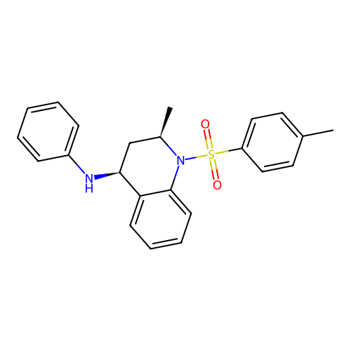 (2R,4S)-2-methyl-N-phenyl-1-tosyl-1,2,3,4-tetrahydroquinolin-4-amine structure