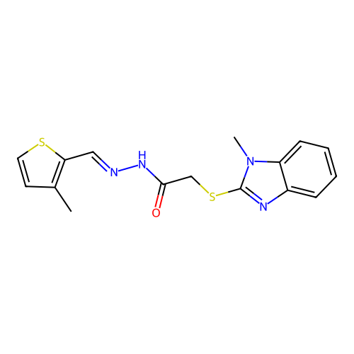 C16H16N4OS2 structure