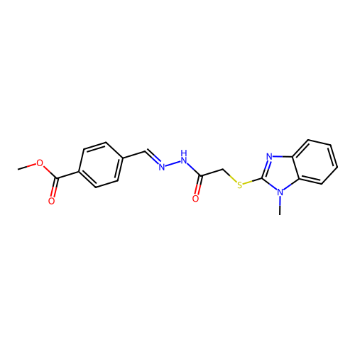 C19H18N4O3S structure