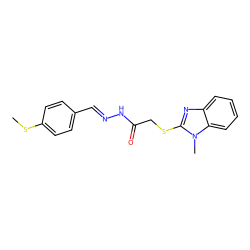 C18H18N4OS2 structure