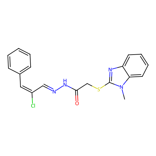 C19H17ClN4OS structure