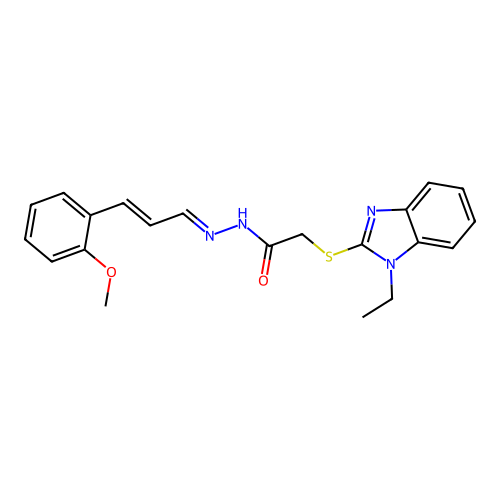 C21H22N4O2S structure