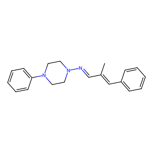 N-(2-Methyl-3-phenyl-2-propenylidene)-4-phenyl-1-piperazinamine structure