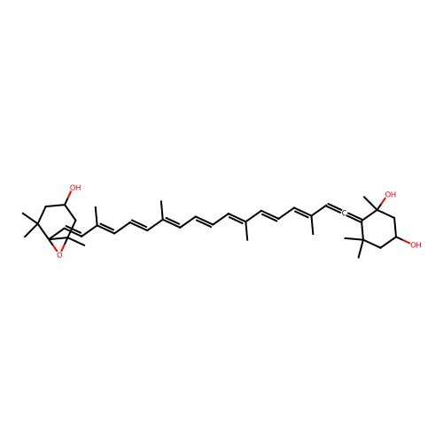 Foliaxanthin structure