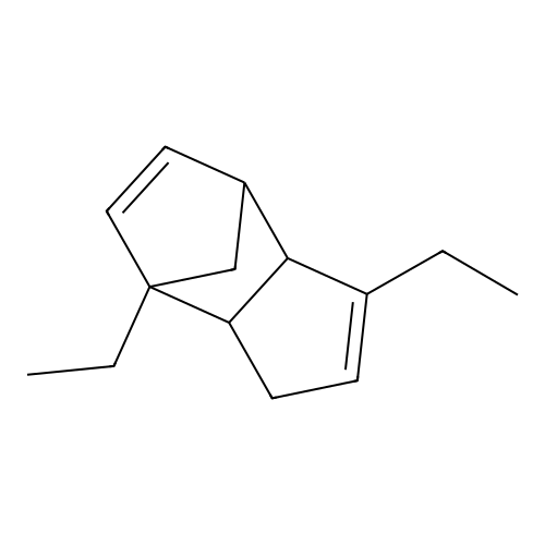 3,7-Diethyl-3a,4,7,7a-tetrahydro-1H-4,7-methanoindene structure