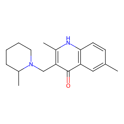 2,6-Dimethyl-3-[(2-methylpiperidin-1-yl)methyl]quinolin-4-ol structure