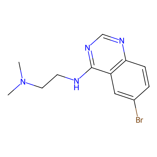 {2-[(6-Bromoquinazolin-4-yl)amino]ethyl}dimethylamine structure