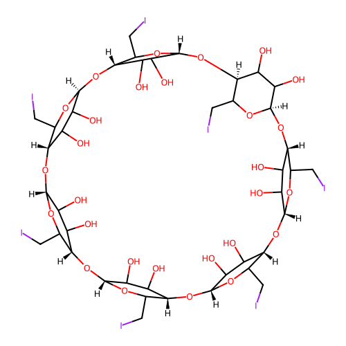 CAS 30754-23-5 - C42H63I7O28 structure