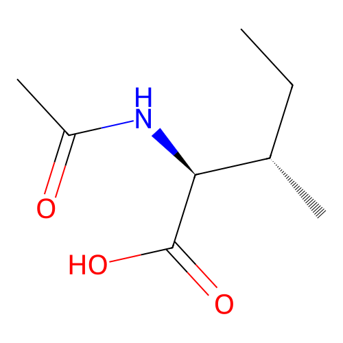 N-Acetylisoleucine structure