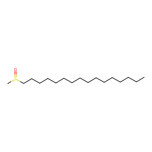 Sulfoxide, hexadecyl methyl structure