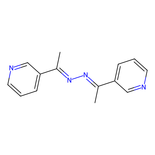 1-(3-Pyridinyl)ethanone [1-(3-pyridinyl)ethylidene]hydrazone structure