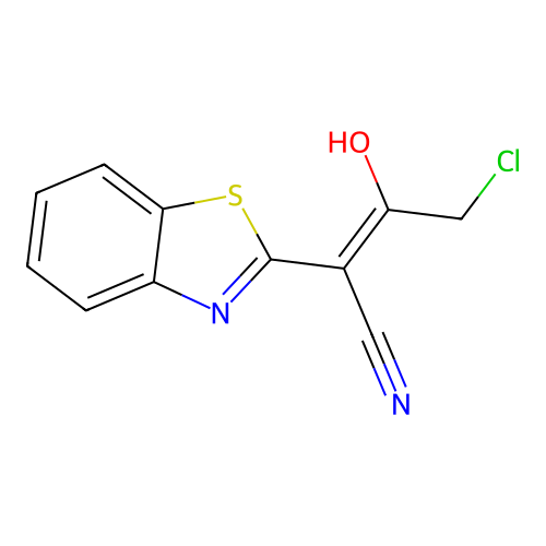 4-Chloro-2-(2,3-dihydro-1,3-benzothiazol-2-ylidene)-3-oxobutanenitrile structure