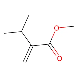 Butyric acid, 3-methyl-2-methylene-, methyl ester structure